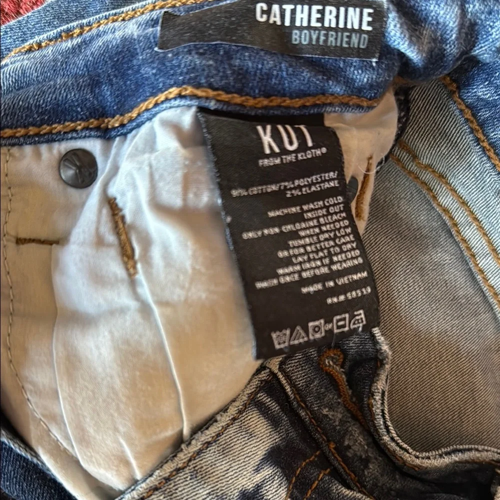 Kut from the Kloth Catherine Boyfriend Women's Jeans Size 4 - Picture 3 of 6